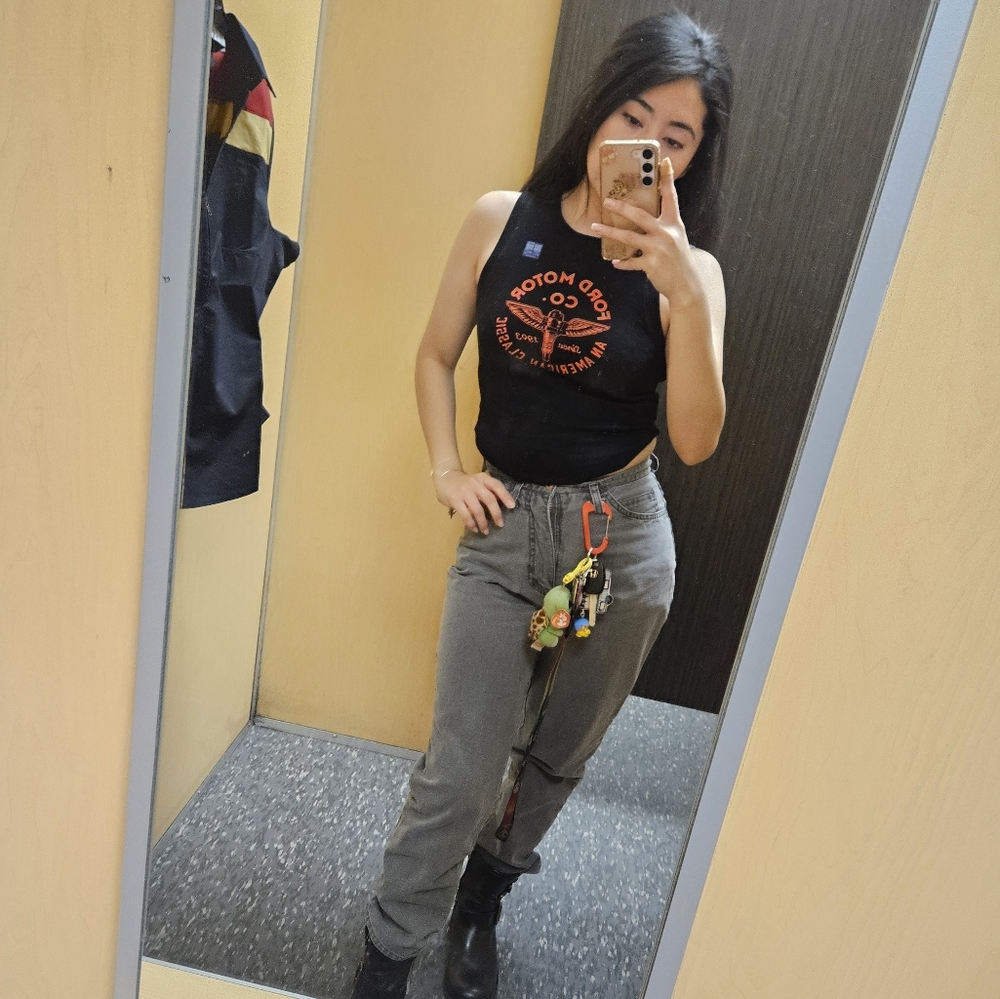 Ford Motors Crop Muscle shirt